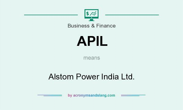 What does APIL mean? It stands for Alstom Power India Ltd.