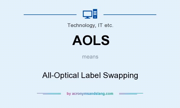 What does AOLS mean? It stands for All-Optical Label Swapping