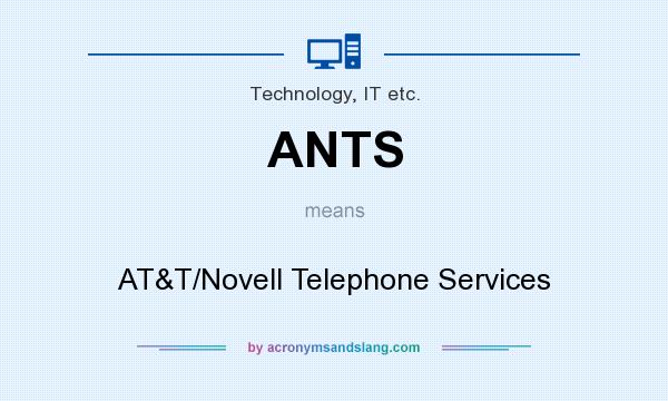 What does ANTS mean? It stands for AT&T/Novell Telephone Services