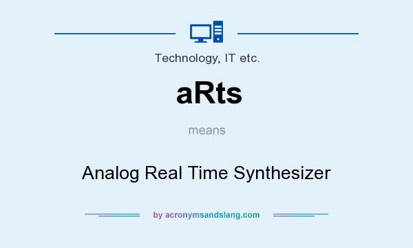What does aRts mean? It stands for Analog Real Time Synthesizer