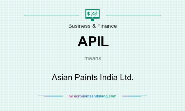 What does APIL mean? It stands for Asian Paints India Ltd.