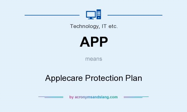 What does APP mean? It stands for Applecare Protection Plan