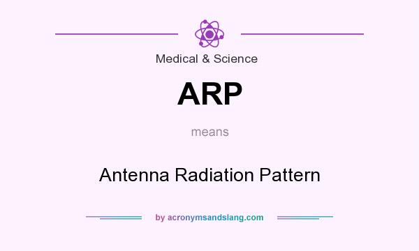 What does ARP mean? It stands for Antenna Radiation Pattern