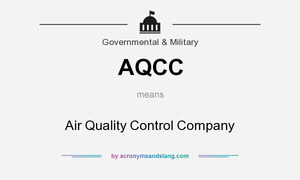 What does AQCC mean? It stands for Air Quality Control Company