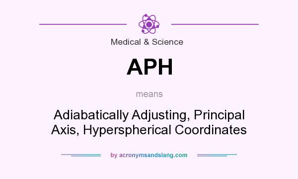 What does APH mean? It stands for Adiabatically Adjusting, Principal Axis, Hyperspherical Coordinates