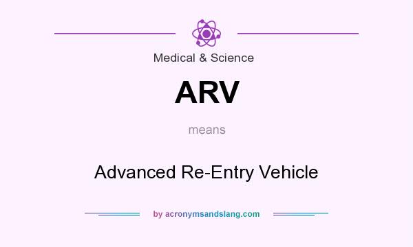 What does ARV mean? It stands for Advanced Re-Entry Vehicle