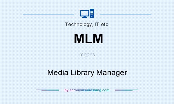 What does MLM mean? It stands for Media Library Manager