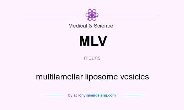 What does MLV mean? It stands for multilamellar liposome vesicles
