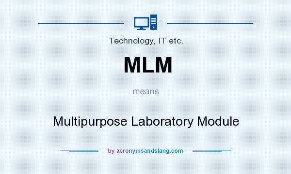 What does MLM mean? It stands for Multipurpose Laboratory Module