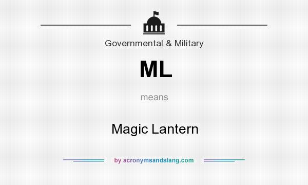 What does ML mean? It stands for Magic Lantern