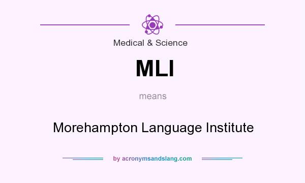 What does MLI mean? It stands for Morehampton Language Institute