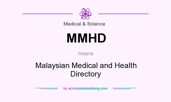 What does MMHD mean? It stands for Malaysian Medical and Health Directory