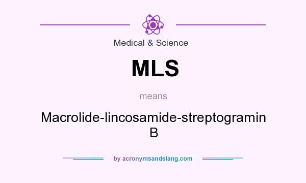 What does MLS mean? It stands for Macrolide-lincosamide-streptogramin B