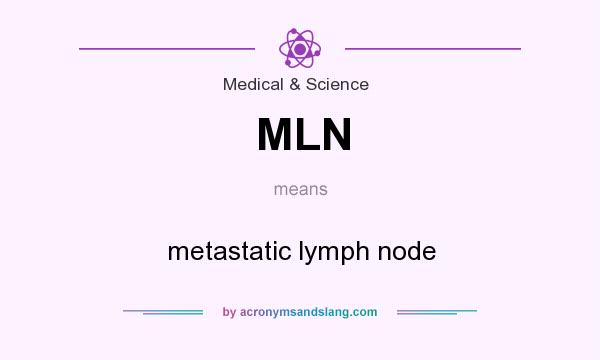 What does MLN mean? It stands for metastatic lymph node