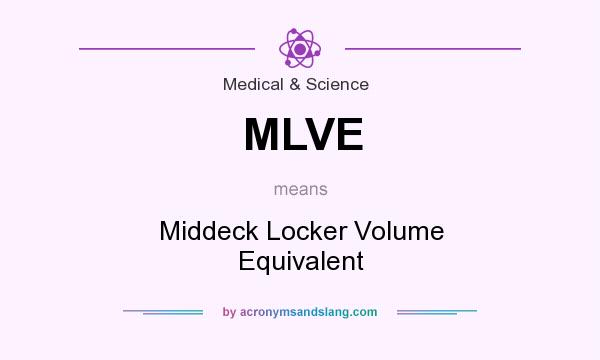 What does MLVE mean? It stands for Middeck Locker Volume Equivalent