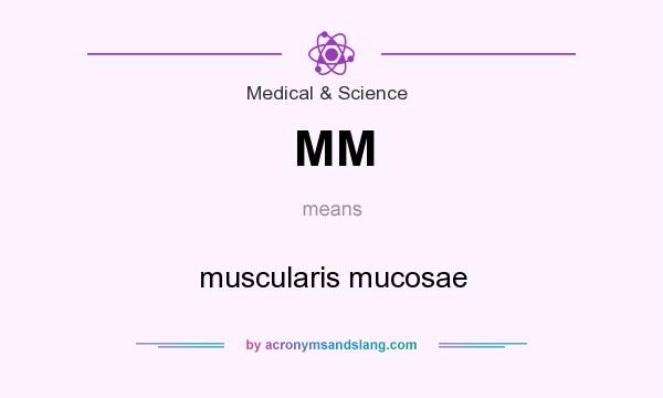 What does MM mean? It stands for muscularis mucosae