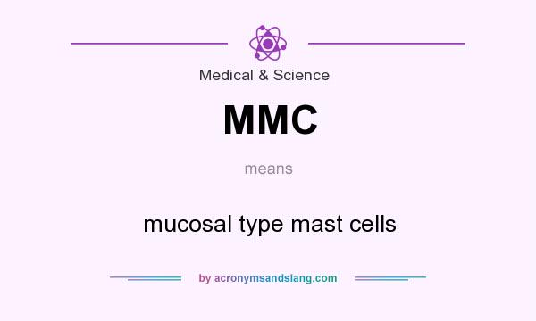 What does MMC mean? It stands for mucosal type mast cells