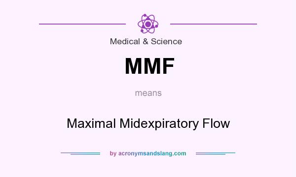 What does MMF mean? It stands for Maximal Midexpiratory Flow