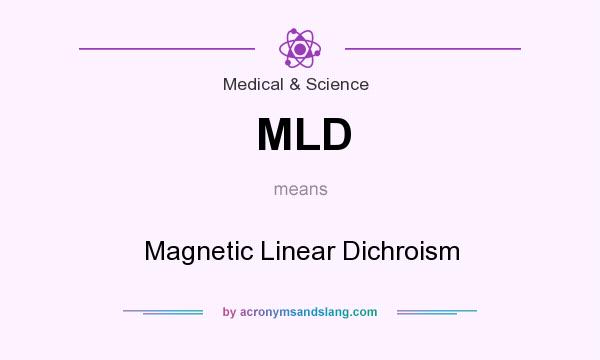 What does MLD mean? It stands for Magnetic Linear Dichroism