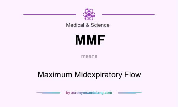 What does MMF mean? It stands for Maximum Midexpiratory Flow