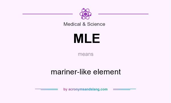 What does MLE mean? It stands for mariner-like element