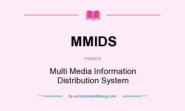 What does MMIDS mean? It stands for Multi Media Information Distribution System