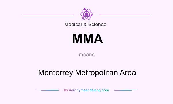 What does MMA mean? It stands for Monterrey Metropolitan Area