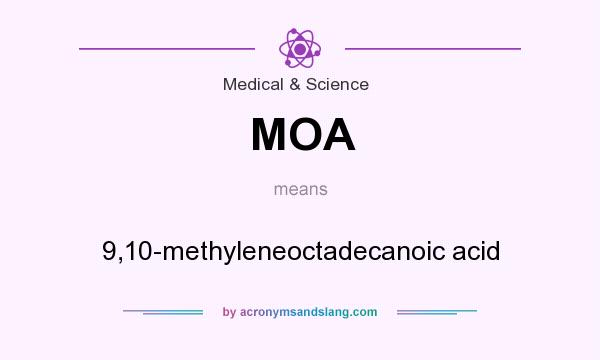 What does MOA mean? It stands for 9,10-methyleneoctadecanoic acid