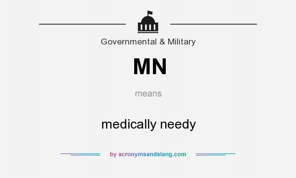 What does MN mean? It stands for medically needy