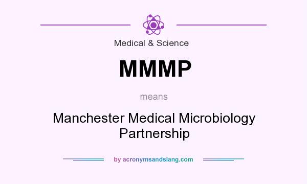 What does MMMP mean? It stands for Manchester Medical Microbiology Partnership
