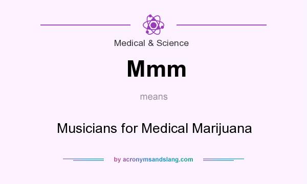 What does Mmm mean? It stands for Musicians for Medical Marijuana