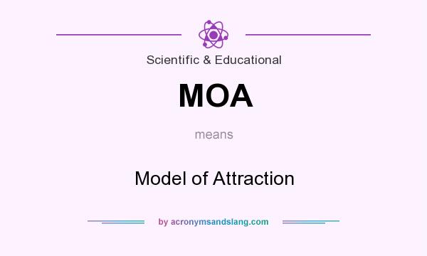 What does MOA mean? It stands for Model of Attraction
