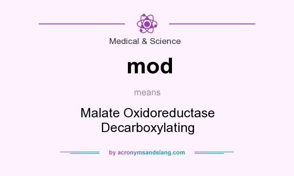What does mod mean? It stands for Malate Oxidoreductase Decarboxylating