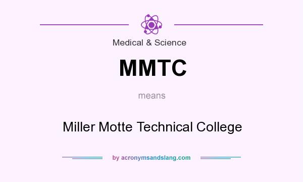What does MMTC mean? It stands for Miller Motte Technical College
