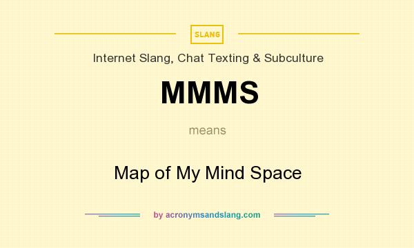 What does MMMS mean? It stands for Map of My Mind Space