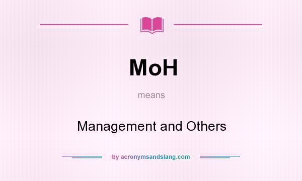 What does MoH mean? It stands for Management and Others