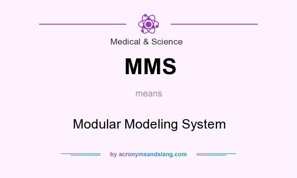 What does MMS mean? It stands for Modular Modeling System