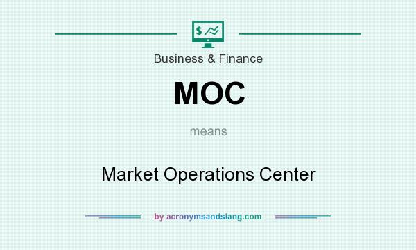 What does MOC mean? It stands for Market Operations Center