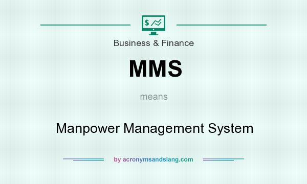 What does MMS mean? It stands for Manpower Management System