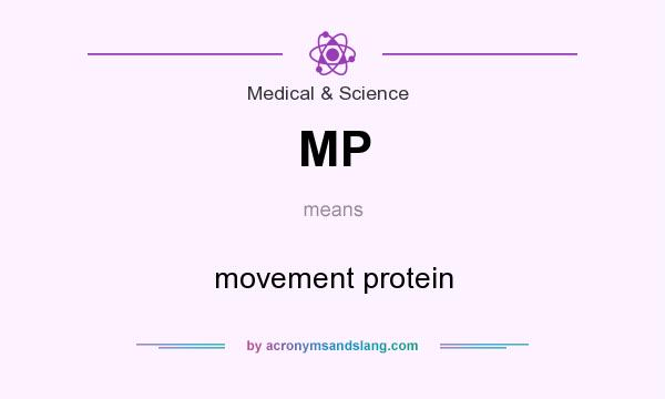 What does MP mean? It stands for movement protein