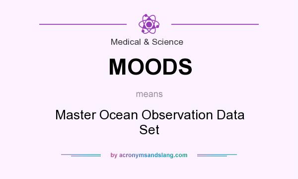 What does MOODS mean? It stands for Master Ocean Observation Data Set