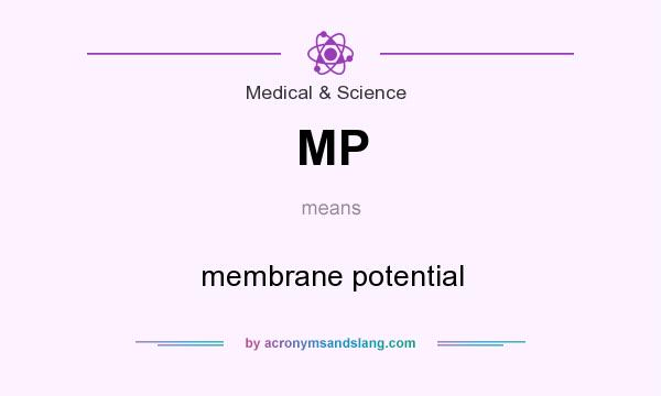 What does MP mean? It stands for membrane potential