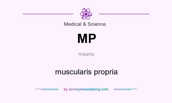 What does MP mean? It stands for muscularis propria