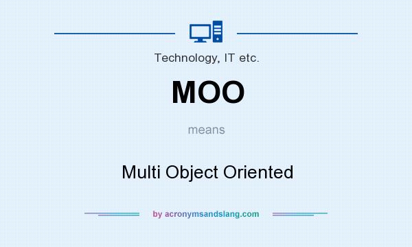 What does MOO mean? It stands for Multi Object Oriented