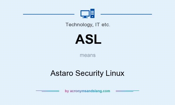 What does ASL mean? It stands for Astaro Security Linux