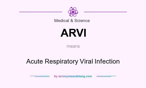 What does ARVI mean? It stands for Acute Respiratory Viral Infection