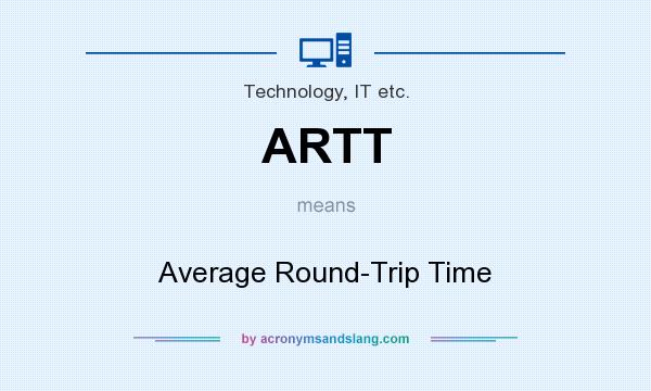 What does ARTT mean? It stands for Average Round-Trip Time
