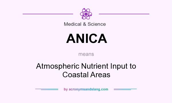 What does ANICA mean? It stands for Atmospheric Nutrient Input to Coastal Areas