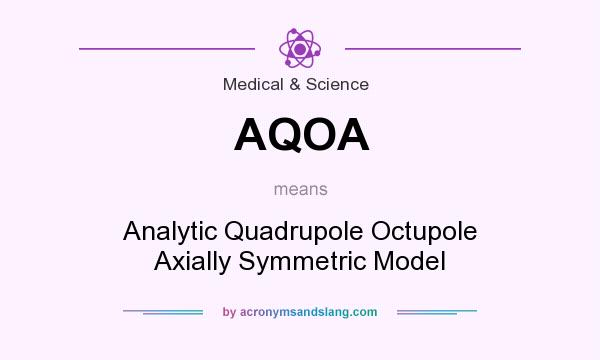 What does AQOA mean? It stands for Analytic Quadrupole Octupole Axially Symmetric Model