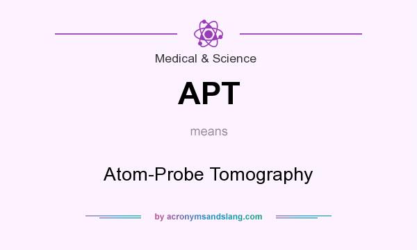 What does APT mean? It stands for Atom-Probe Tomography